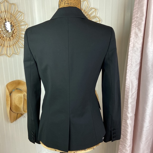 Theory Black Blazer Sz 2 - Picture 3 of 5